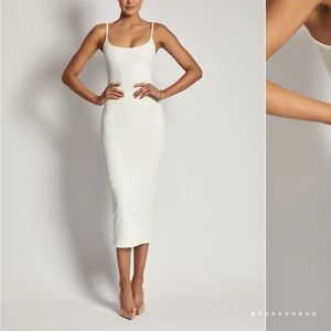 Meshki ALEXIS Ribbed Cami Midi Dress - White